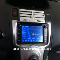Lắp đầu DVD Kovan GPS theo xe Yaris + thẻ vietmap + Camera Lotus